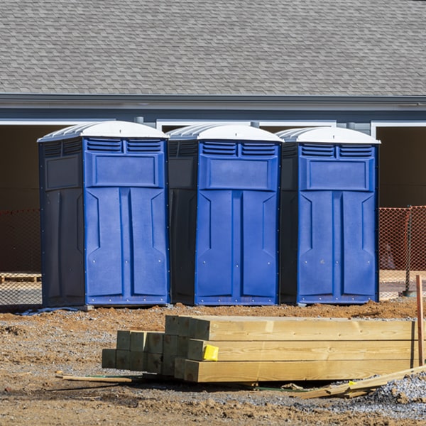 is there a specific order in which to place multiple portable restrooms in Mariaville Lake